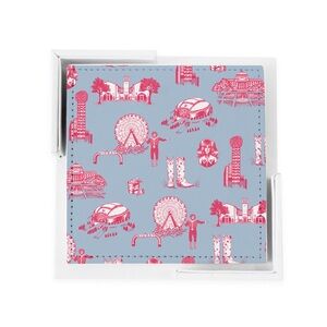 KATIE KIME • DALLAS TOILE COASTER SET